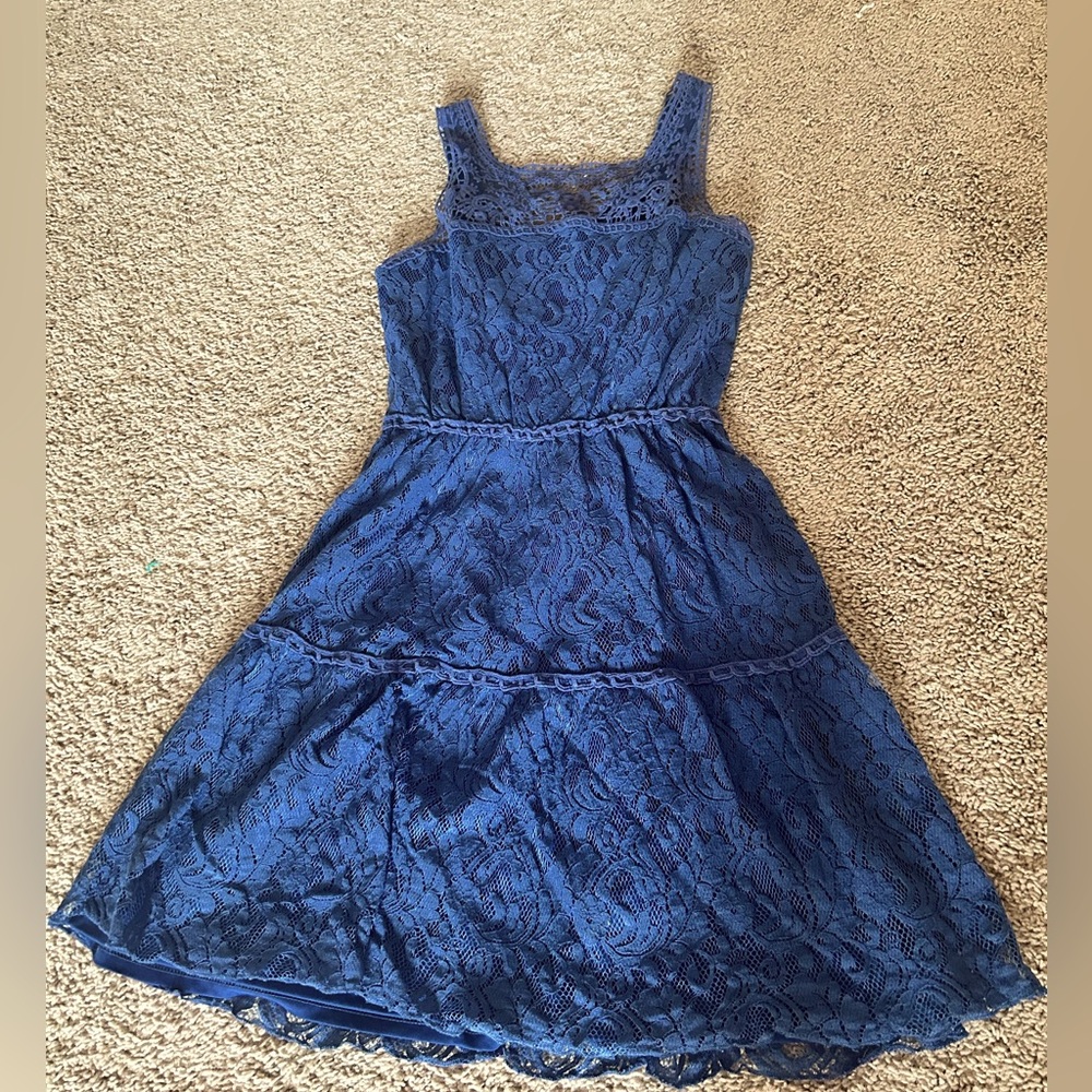 ALTAR’D STATE Dusty Blue Dress - M